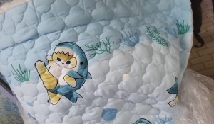 鯊魚貓（加厚）雙面90吋寬$200/碼